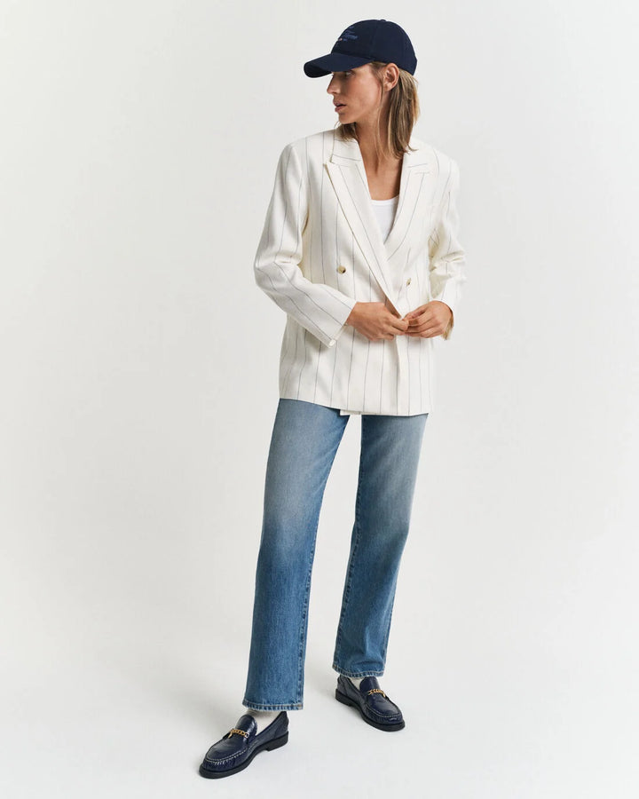 GANT Pinstripe  Linen Club Blazer/Sako 4770332