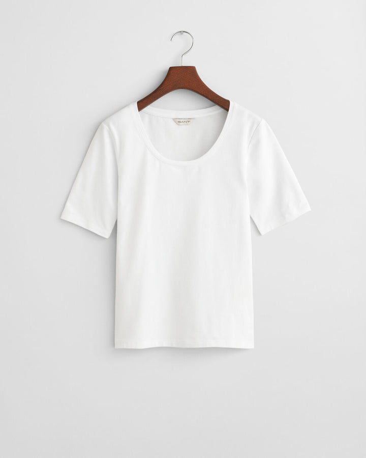 GANT Slim Cot/Ela Ss Scoop Neck Top/ Majica 4203491