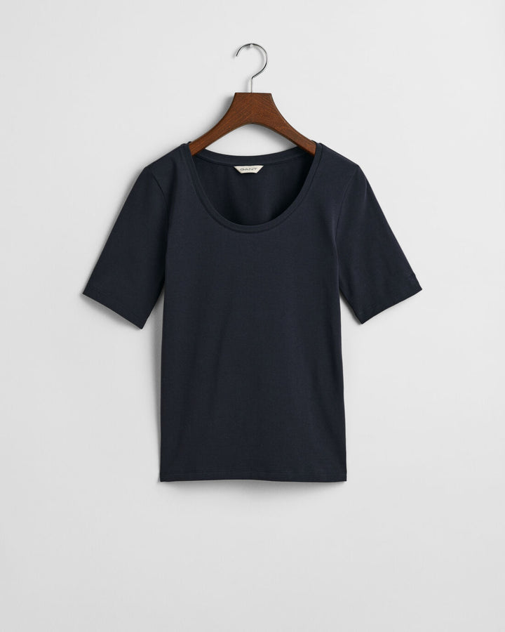 GANT Slim Cot/Ela Ss Scoop Neck Top/ Majica 4203491