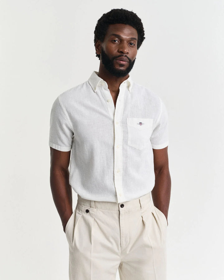 GANT Reg Cotton Linen Ss Shirt/Košulja 3250083