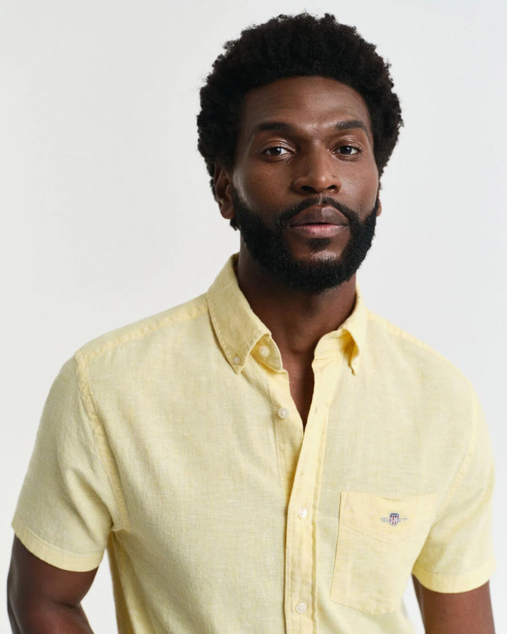 GANT Reg Cotton Linen Ss Shirt/Košulja 3250083