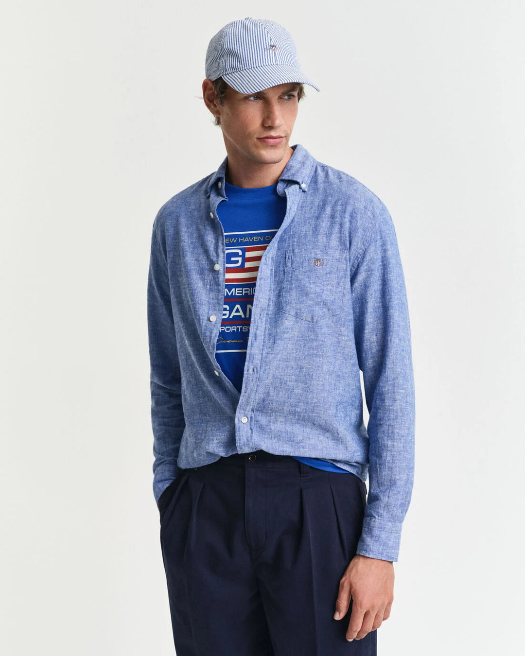 GANT Reg Cotton Linen Shirt/Košulja 3250082