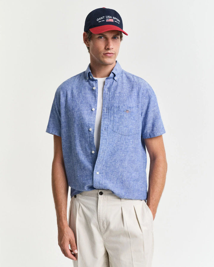 GANT Reg Cotton Linen Ss Shirt/Košulja 3250083