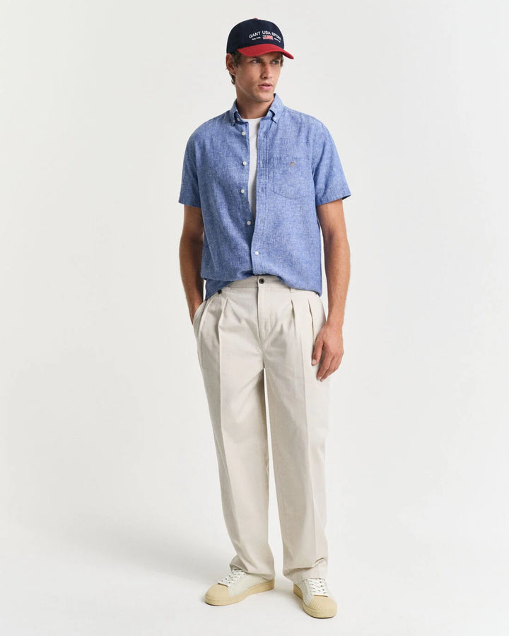 GANT Reg Cotton Linen Ss Shirt/Košulja 3250083