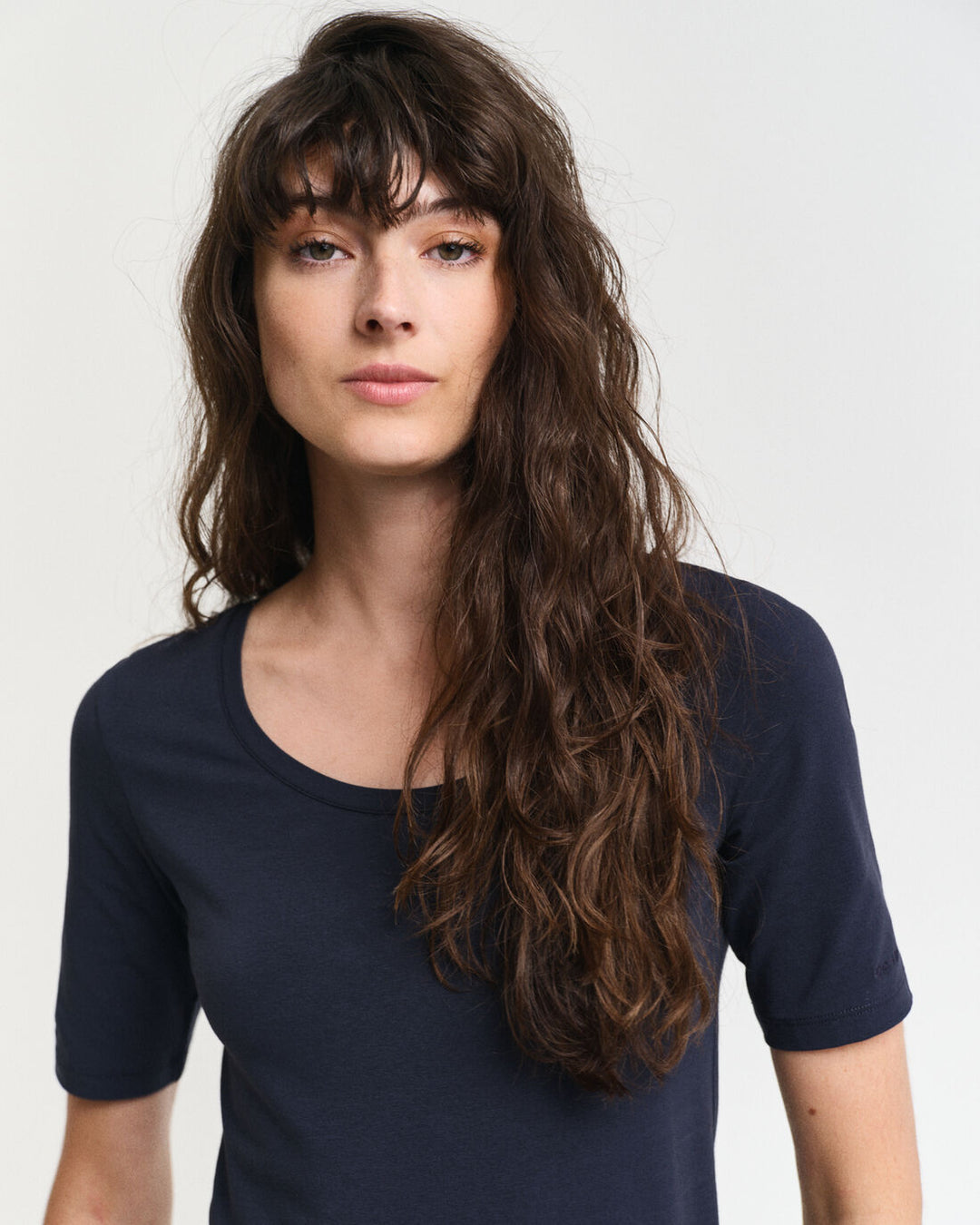 GANT Slim Cot/Ela Ss Scoop Neck Top/ Majica 4203491