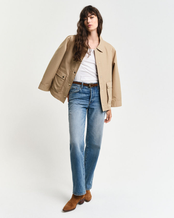 GANT Slim Cot/Ela Ss Scoop Neck Top/ Majica 4203491