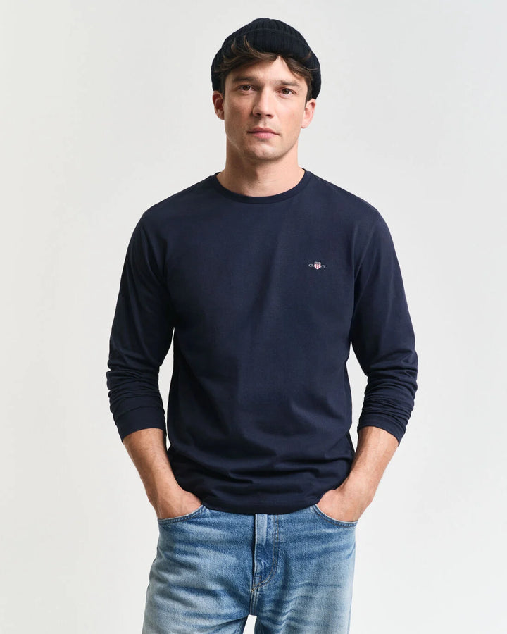GANT Reg Shield Ls T-Shirt/Majica 2004049