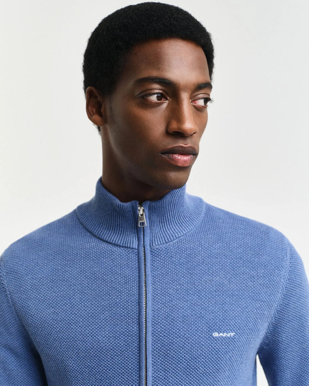 GANT Cotton Pique Zip Cardigan/Pulover 8040524
