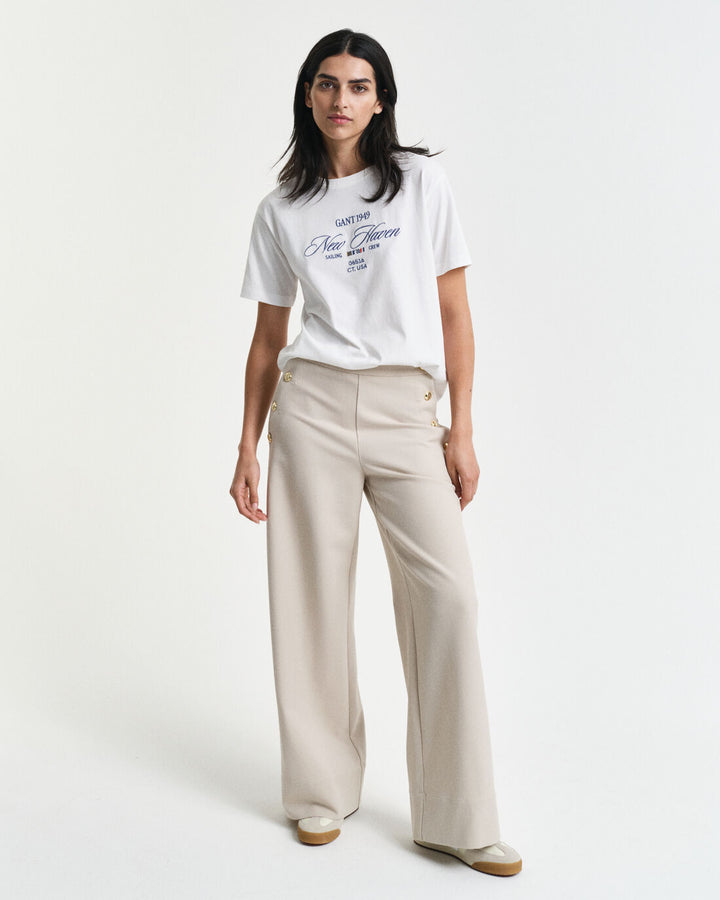 GANT Button High-Rise Pants/Hlače 4150358