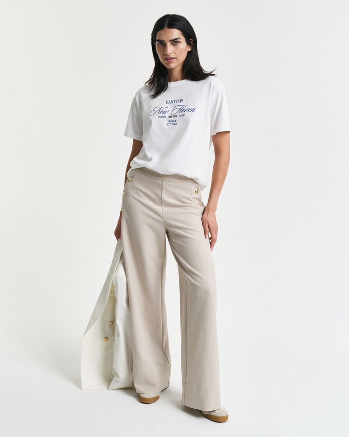 GANT Button High-Rise Pants/Hlače 4150358