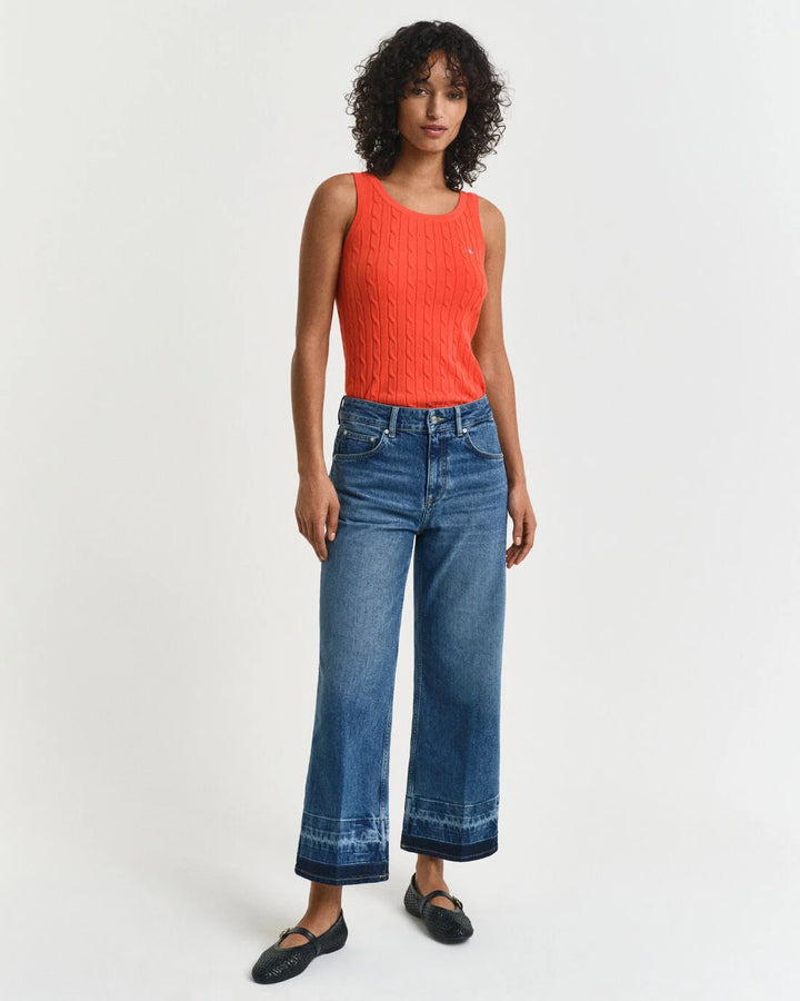GANT Cropped Flare Hem Detail Jeans/Traperice 4100248