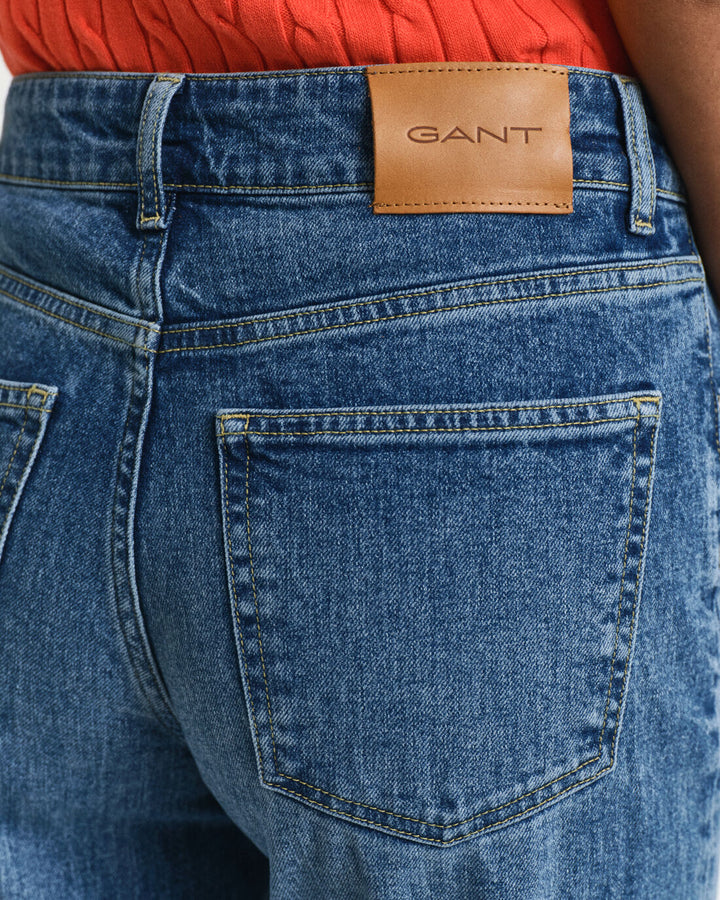 GANT Cropped Flare Hem Detail Jeans/Traperice 4100248