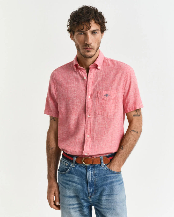 GANT Reg Cotton Linen Ss Shirt/Košulja 3250083