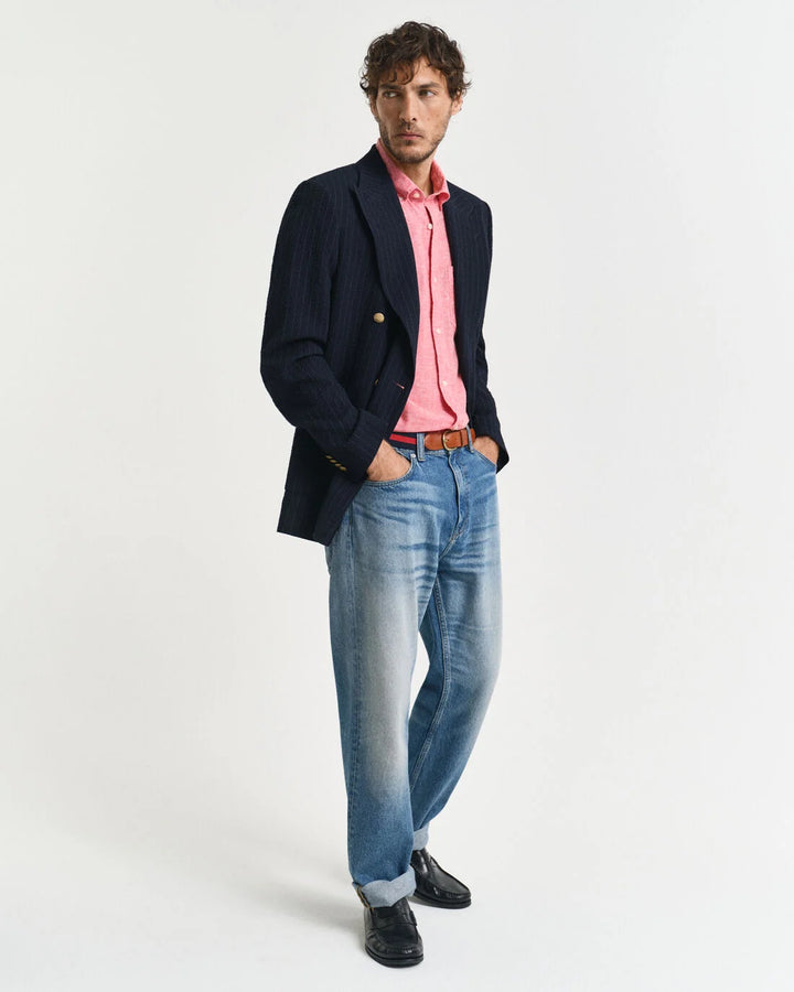 GANT Reg Cotton Linen Ss Shirt/Košulja 3250083
