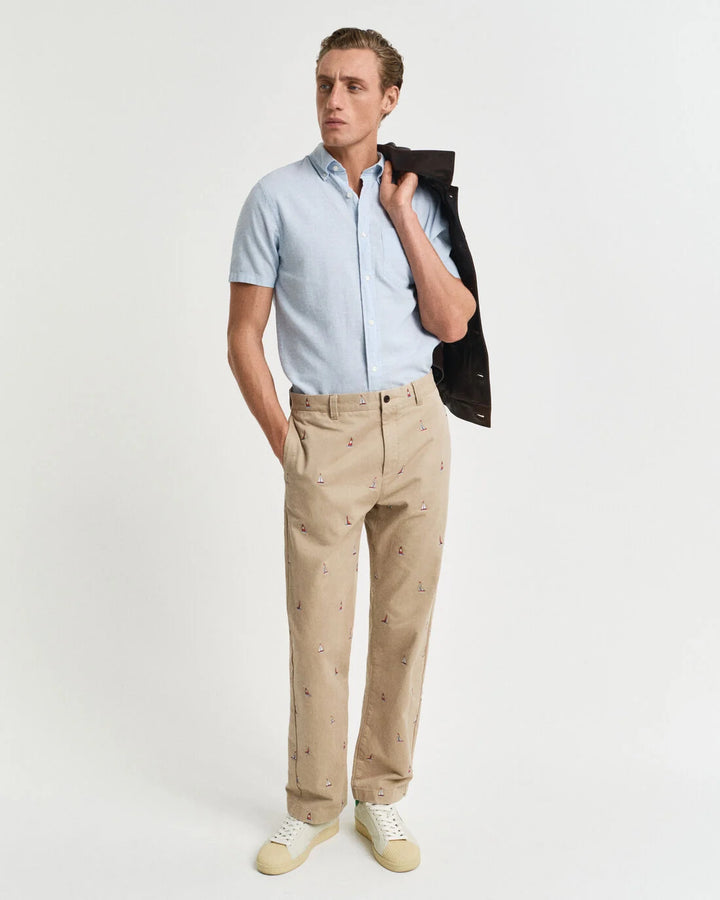 GANT Reg Cotton Linen Ss Shirt/Košulja 3250083