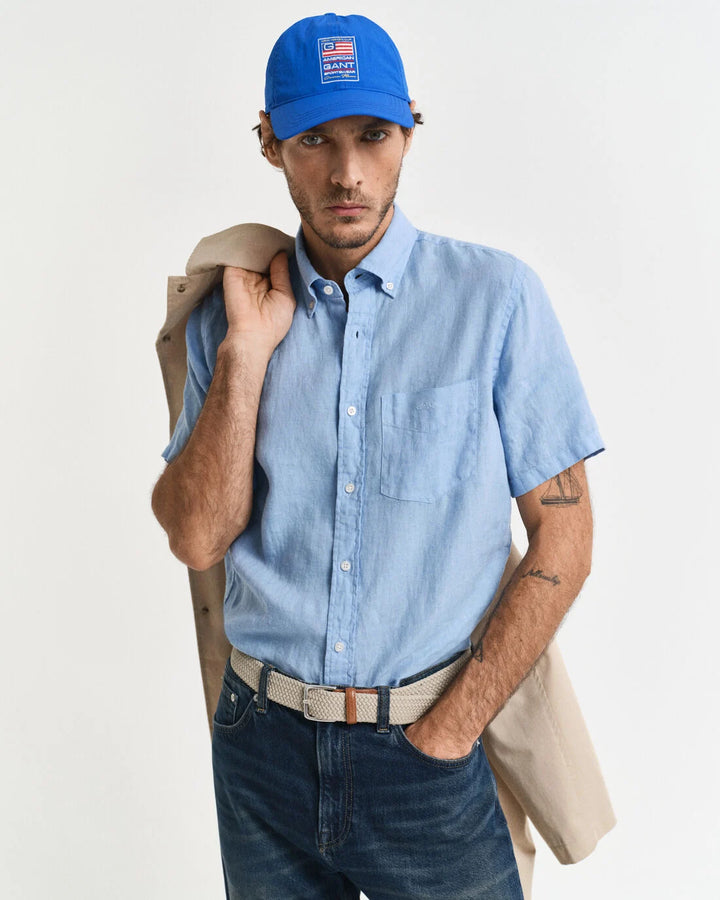 GANT Reg Gmnt Dyed Linen Ss Shirt/Košulja 3240121