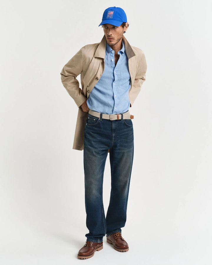 GANT Reg Gmnt Dyed Linen Ss Shirt/Košulja 3240121