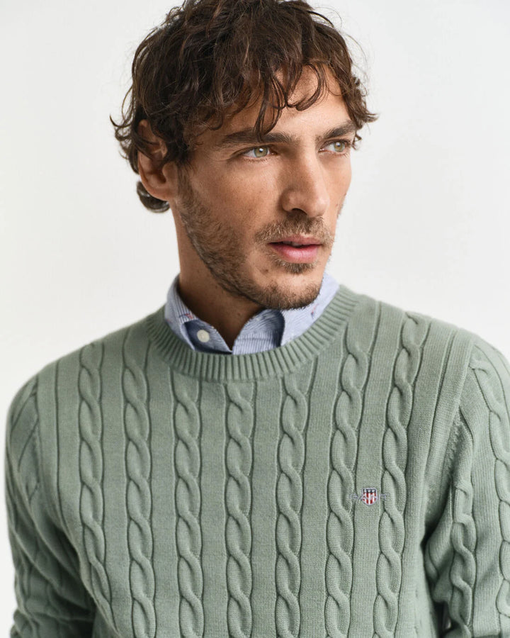 GANT Cotton Cable C-Neck/Pulover 8050601