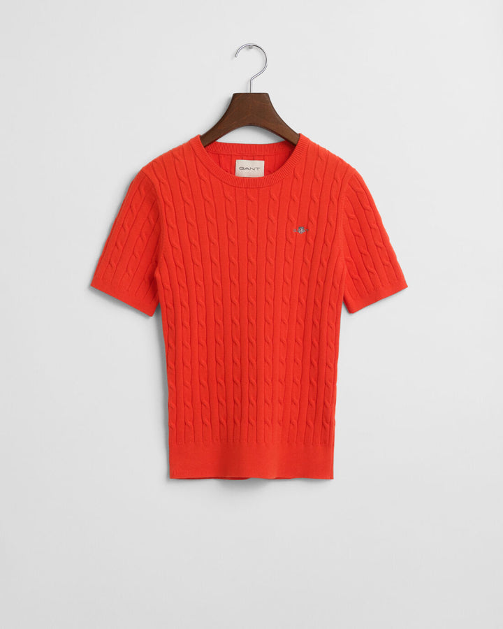 GANT Stretch Cotton Cable Ss C-Neck/Pulover 4800105