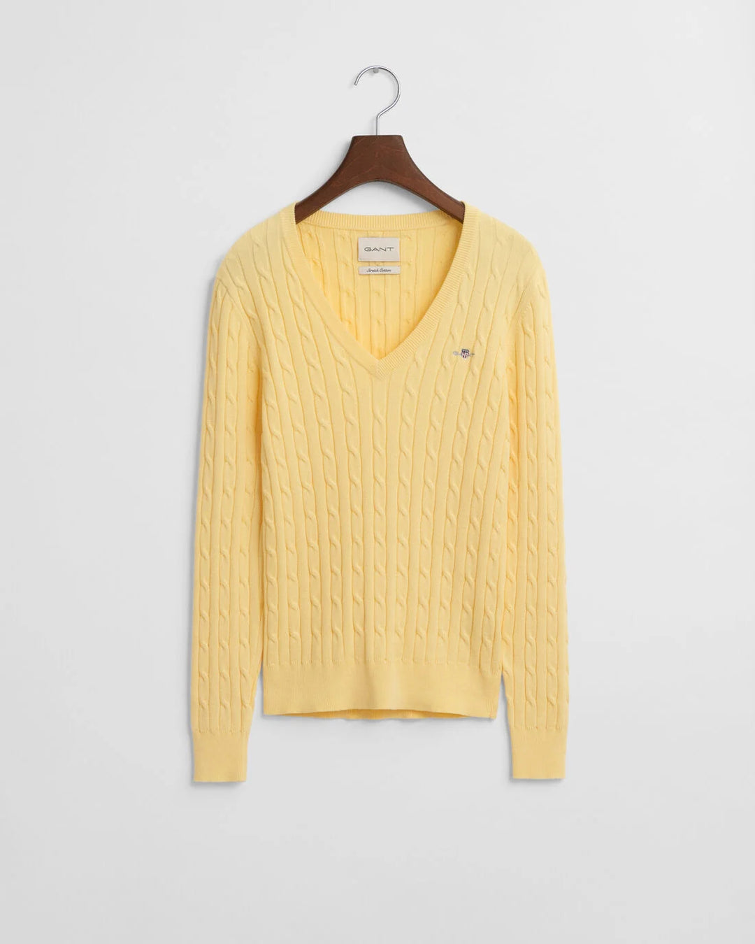 GANT Stretch Cotton Cable V-Neck/Pulover 4800101