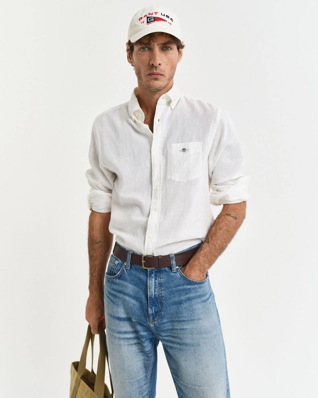 GANT Reg Cotton Linen Shirt/Košulja 3250082