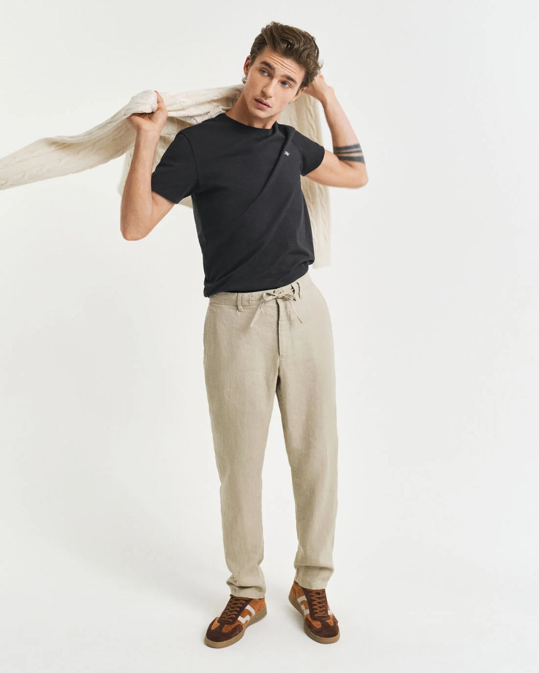 GANT Relaxed Linen Ds Pants/Hlače 1505272