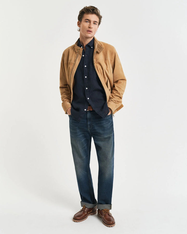 GANT Reg Gmnt Dyed Linen Ss Shirt/Košulja 3240121