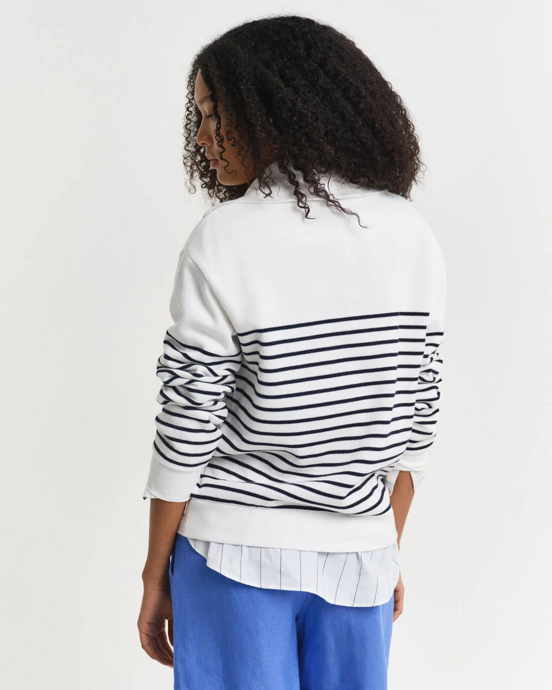 GANT Breton Rib Half Zip Sweat/Pulover 4200588