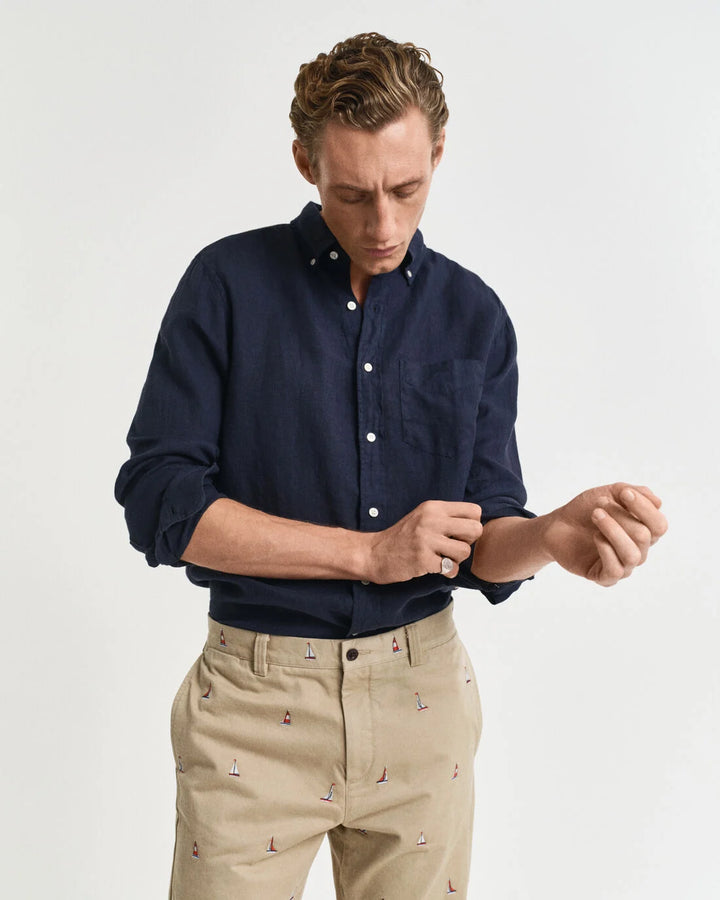 GANT Reg Gmnt Dyed Linen Shirt/Košulja 3240120