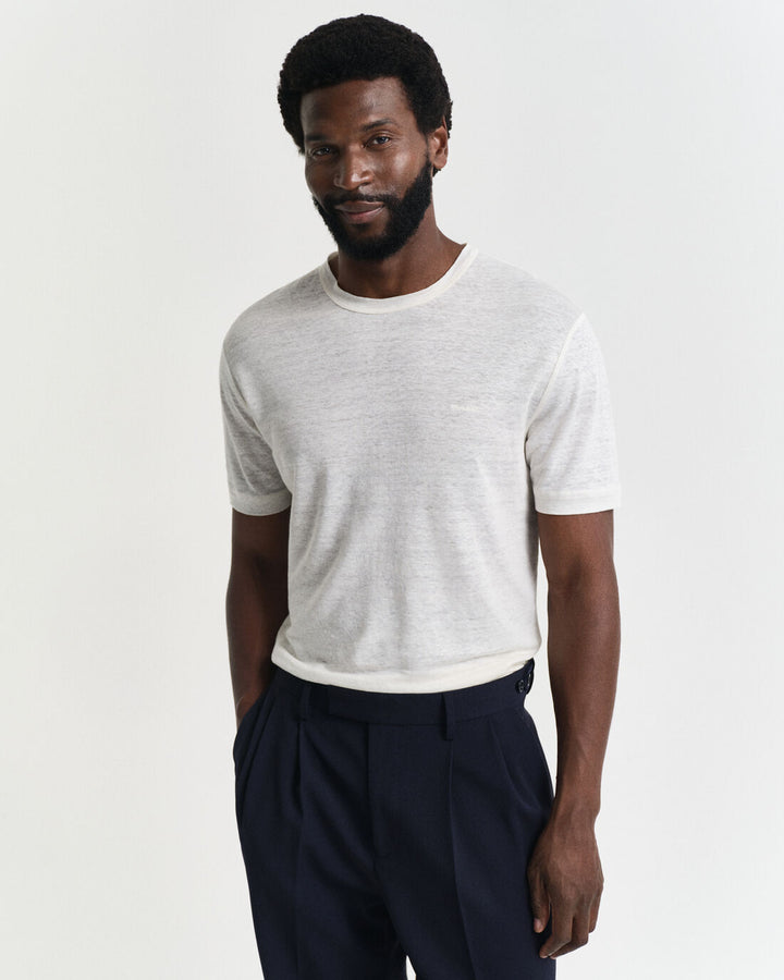 GANT Linen Ss T-Shirt/Majica 2003318