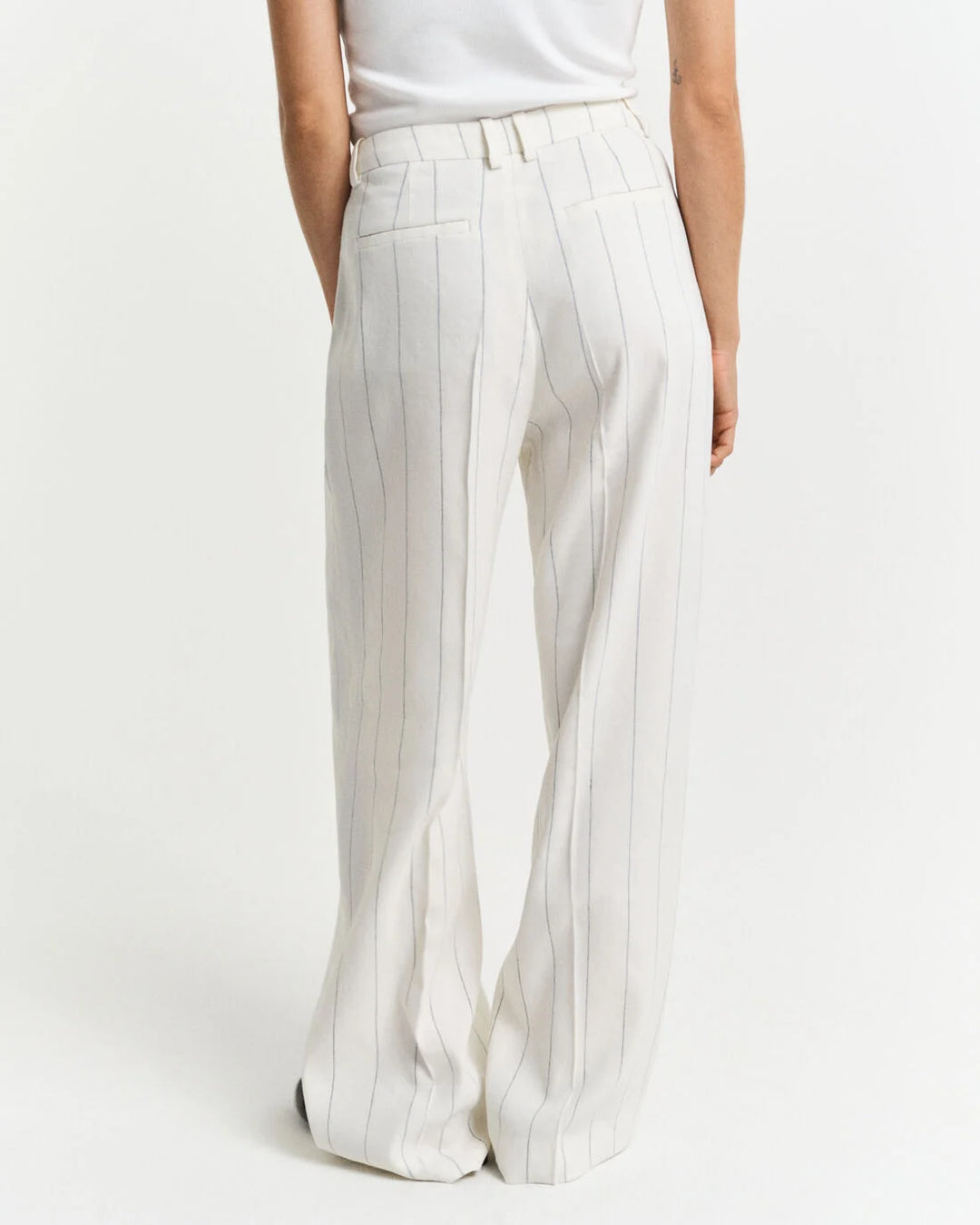 GANT Tailored Pleated Linen Blend Pants/Hlače 4150357