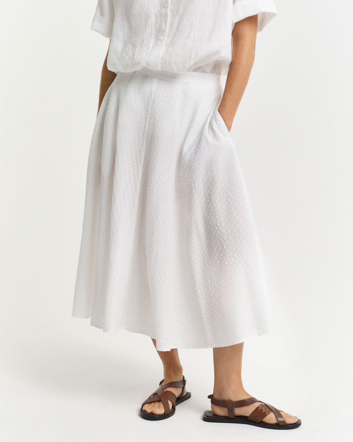 GANT Tonal Striped Seersucker Skirt/Suknja 4400182