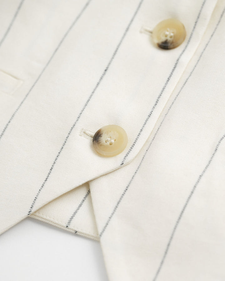 GANT Pinstripe  Linen Vest/Prsluk 4770333