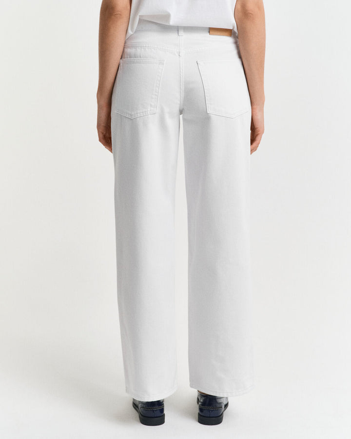 GANT Rel Straight White Jeans/Hlače 4100254