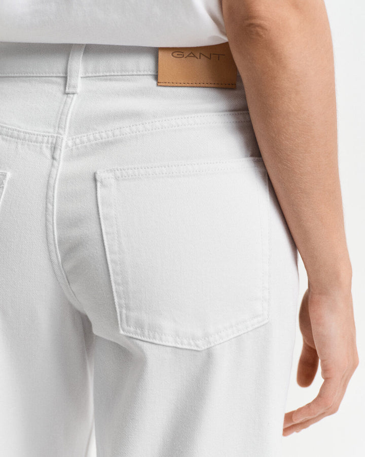 GANT Rel Straight White Jeans/Hlače 4100254