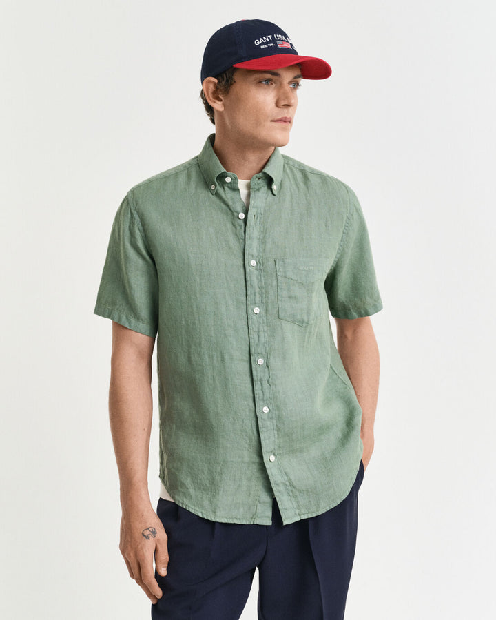 GANT Reg Gmnt Dyed Linen Ss Shirt/Košulja 3240121