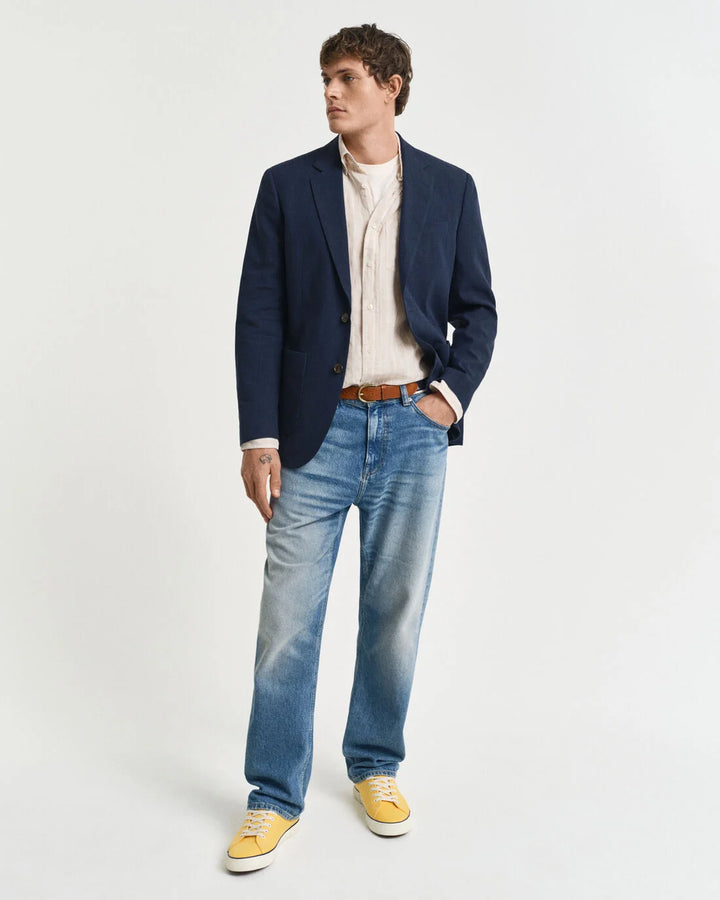 GANT Slim Cot/Linen Suit Jacket/Sako 7706324