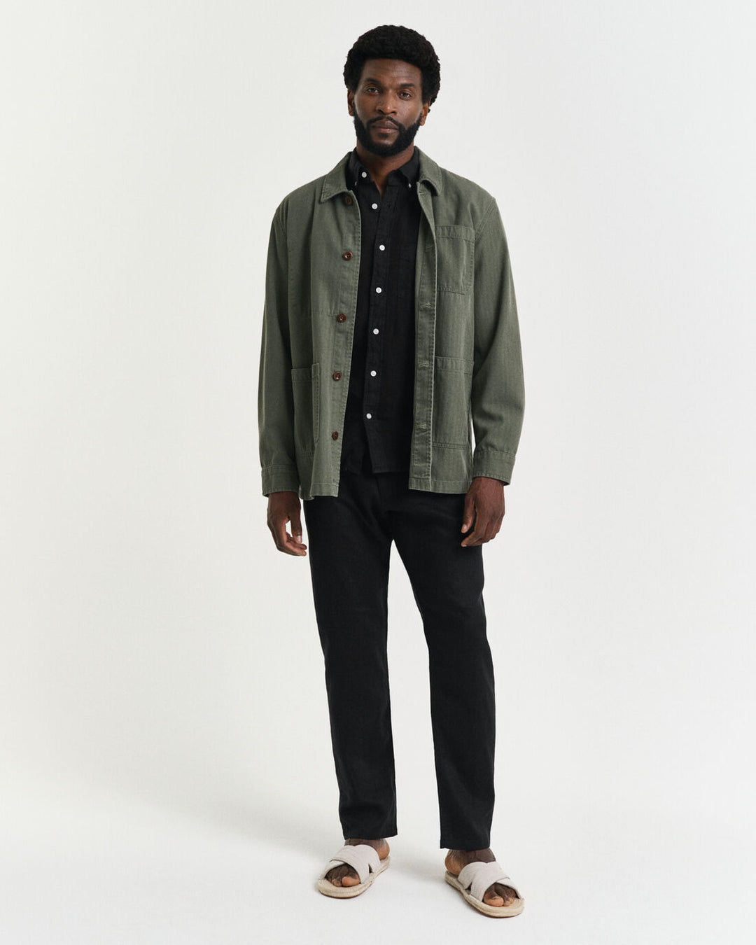 GANT Relaxed Linen Ds Pants/Hlače 1505272