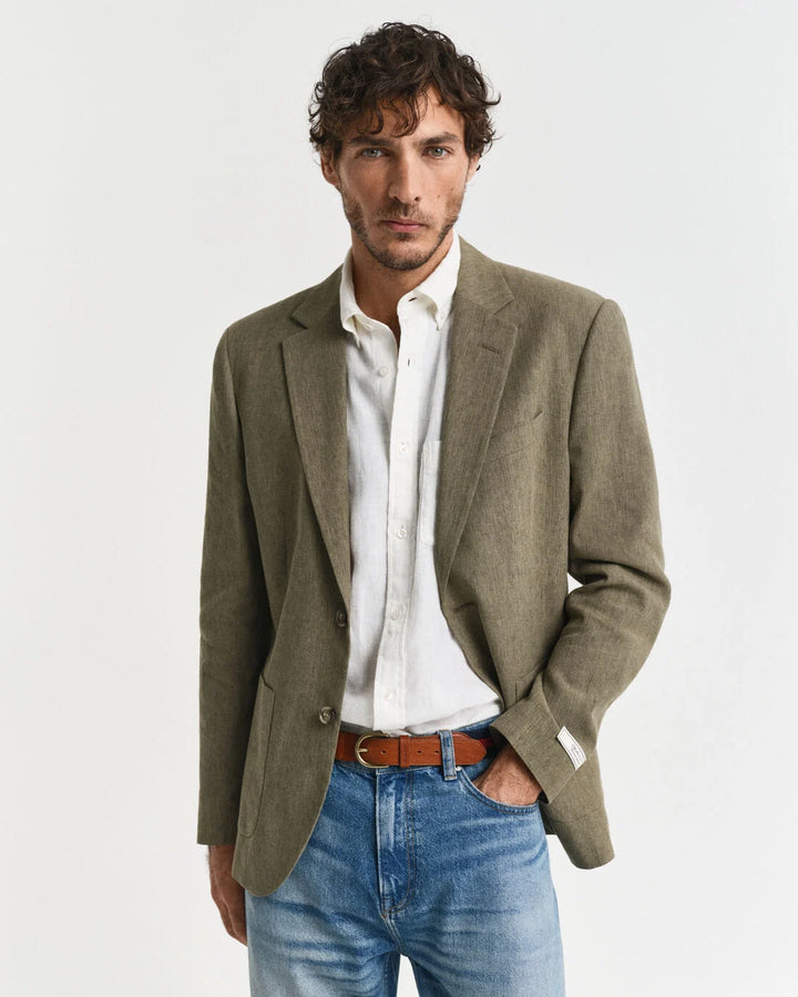 GANT Slim Cot/Linen Suit Jacket/Sako 7706324