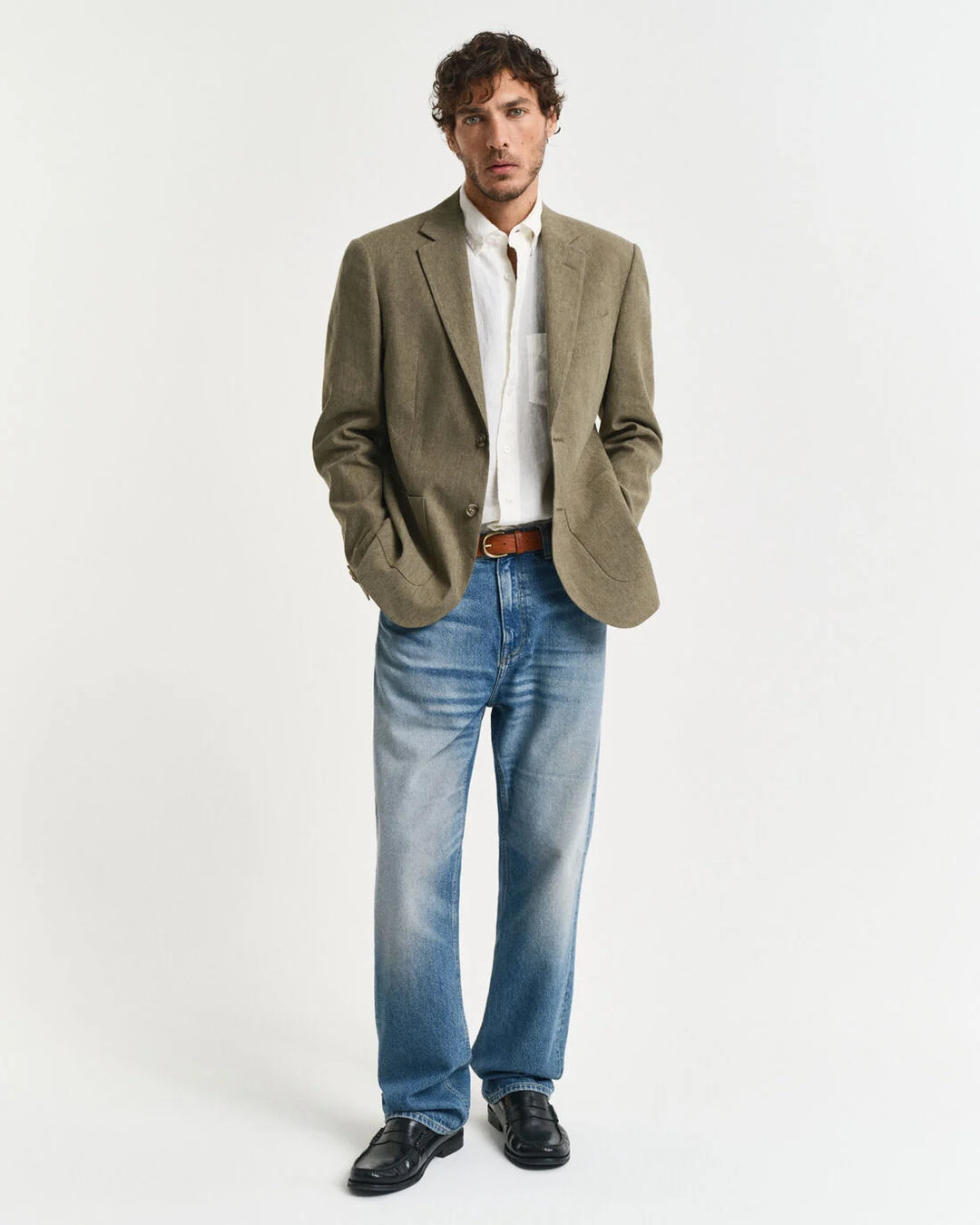 GANT Slim Cot/Linen Suit Jacket/Sako 7706324