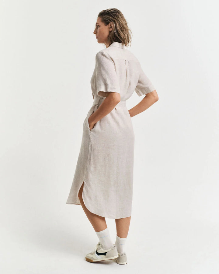 GANT Reg Linen Ss Shirt Dress/Haljina 4503390