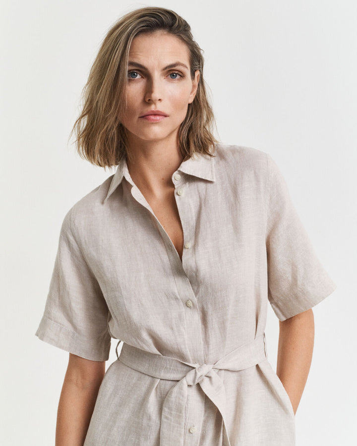 GANT Reg Linen Ss Shirt Dress/Haljina 4503390