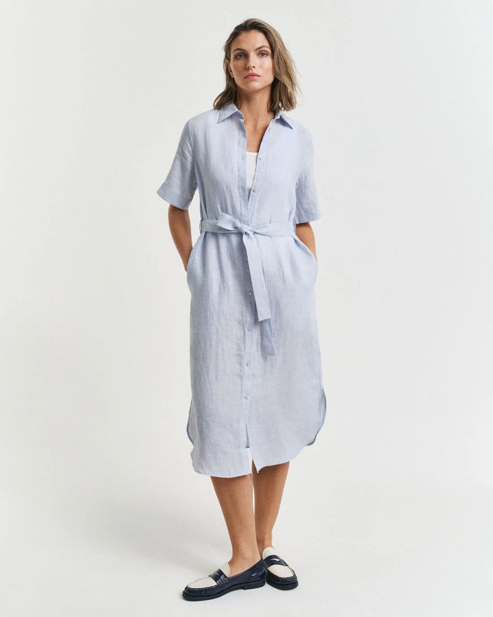 GANT Reg Linen Ss Shirt Dress/Haljina 4503390