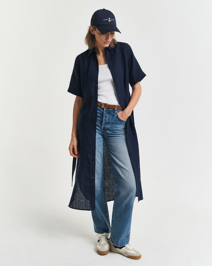 GANT Reg Linen Ss Shirt Dress/Haljina 4503390