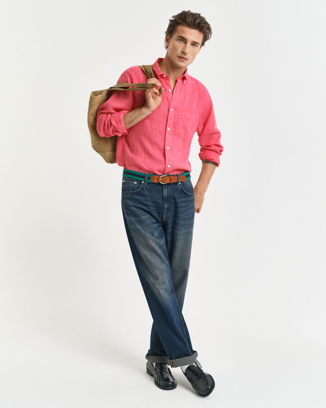 GANT Reg Gmnt Dyed Linen Shirt/Košulja 3240120