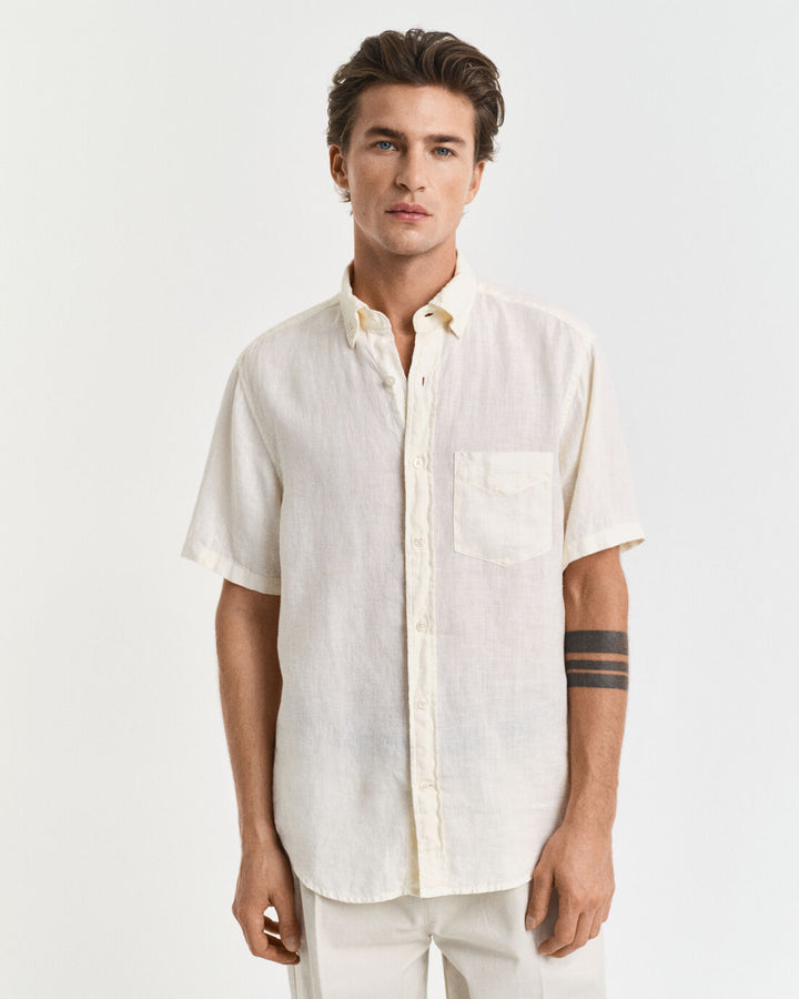 GANT Reg Gmnt Dyed Linen Ss Shirt/Košulja 3240121