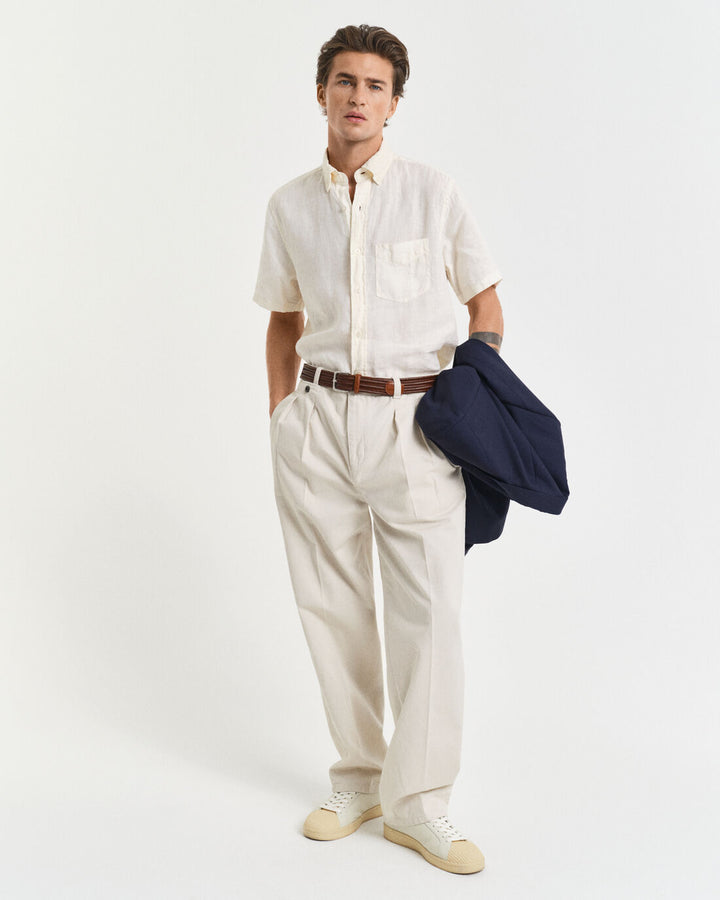 GANT Reg Gmnt Dyed Linen Ss Shirt/Košulja 3240121