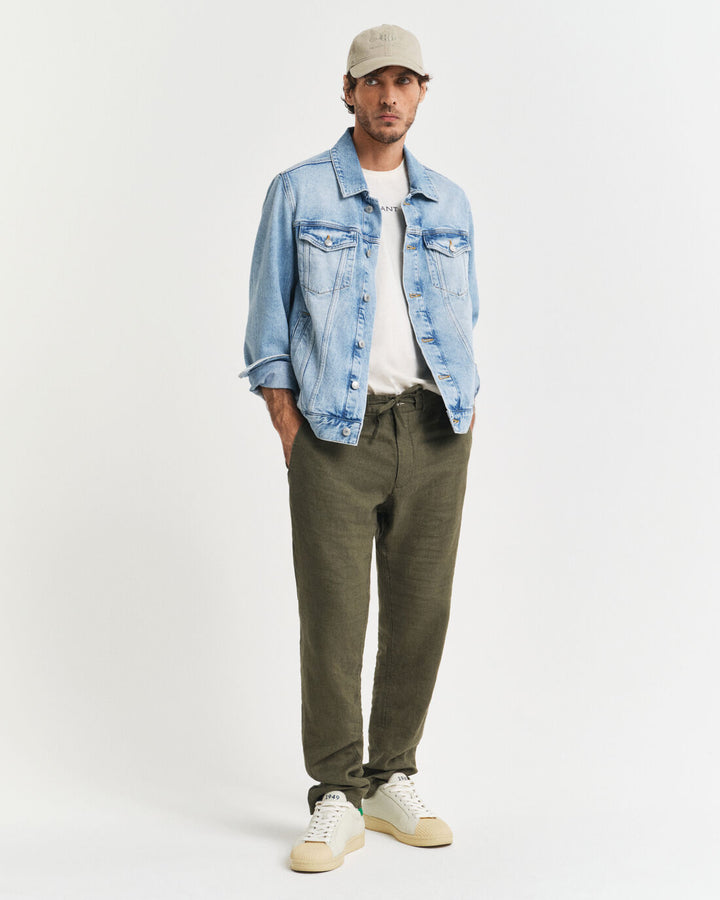 GANT Relaxed Linen Ds Pants/Hlače 1505272
