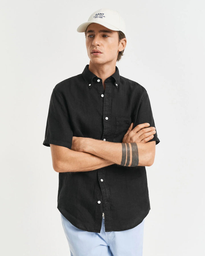 GANT Reg Gmnt Dyed Linen Ss Shirt/Košulja 3240121