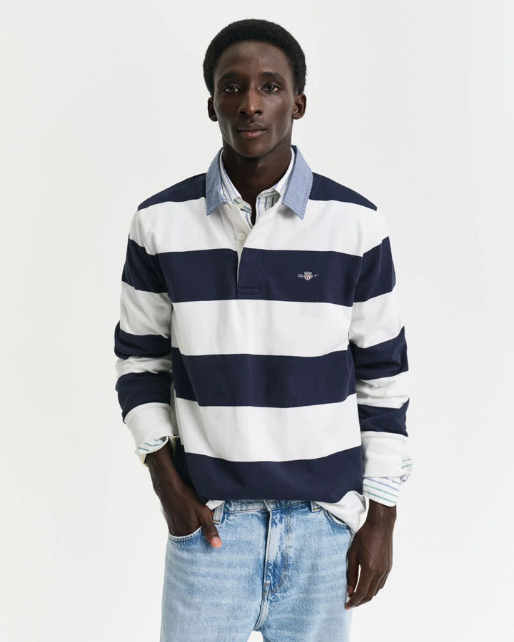 GANT Reg Chambray Stripe Heavy Rugger/Polo majica 2004083